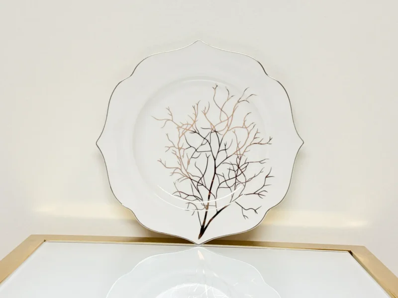 24-piece-tree-branch-porcelain-dinnerware-set-gold-rim-plate-big 24-Piece Tree Branch Porcelain Dinnerware Set - Plates & Bowls with Gold Rim