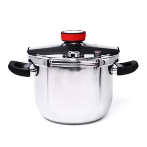304-stainless-steel-household-pressure-cooker-with-6-in-1-safety-system 304 Stainless Steel Household Pressure Cooker