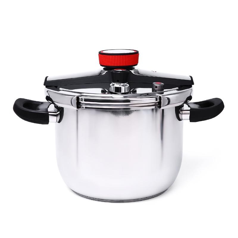 304-stainless-steel-household-pressure-cooker-with-6-in-1-safety-system 304 Stainless Steel Household Pressure Cooker