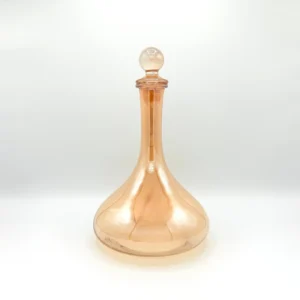 61oz Amber Glass Carafe Pitcher Set with Stopper and 6 Tumblers (1.8L + 410ml)