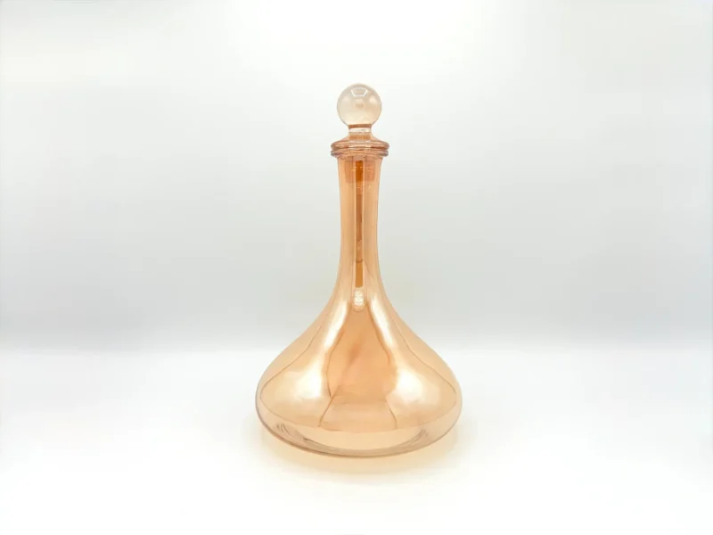 61oz Amber Glass Carafe Pitcher Set with Stopper and 6 Tumblers (1.8L + 410ml)