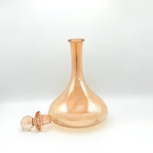 61oz Amber Glass Carafe Pitcher Set with Stopper and 6 Tumblers (1.8L + 410ml)