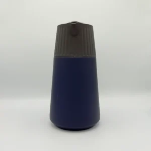 68oz Stainless Steel Thermal Carafe with Temperature Display - Dark Blue & Beige (2L)