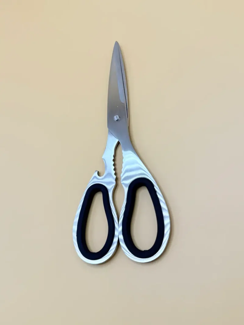 Modern Stainless Steel Knife Set with Block, 7-Piece Kitchen Set with Storage Stand