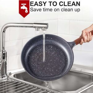 Athena 16-Piece Beige and Wood Tone Cookware Set