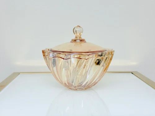 amber-glass-serving-bowl-with-lid Amber Glass Serving Bowl with Lid