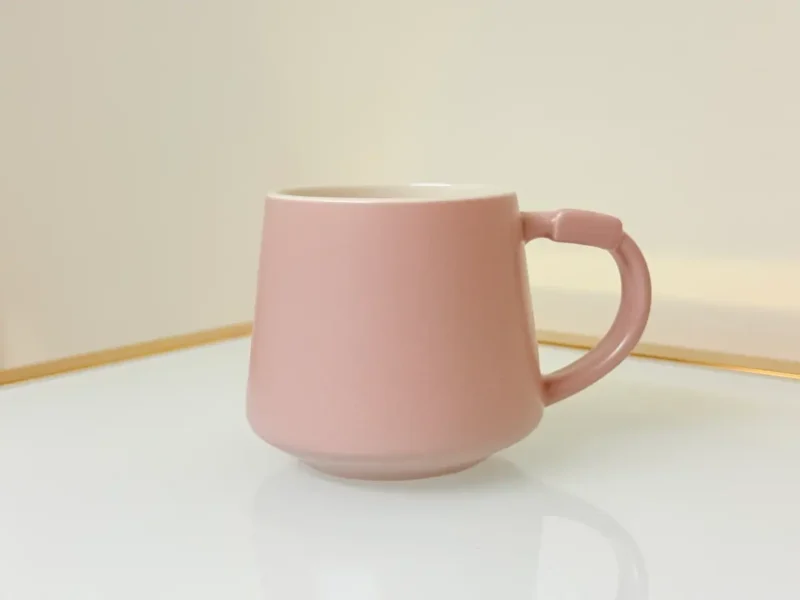 Ceramic Mug Set - 4 Pack Matte Pastel Mugs