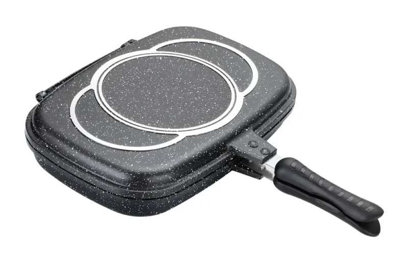 Die Casting Double Grill Pan – 12.6 in, Non-Stick