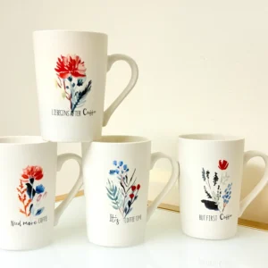 floral coffee mugs