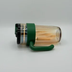 Glass Tumbler with Handle and Lid – Reusable Drinking Cup for Hot & Cold Beverages, Straw-Friendly, Leak-Proof Travel Mug