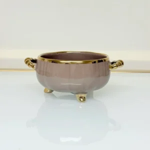 Luxury Ceramic Soup Bowl Set with Stand and Spoons - 15 Piece Serving Set (Black, Cream, Mocha, White)