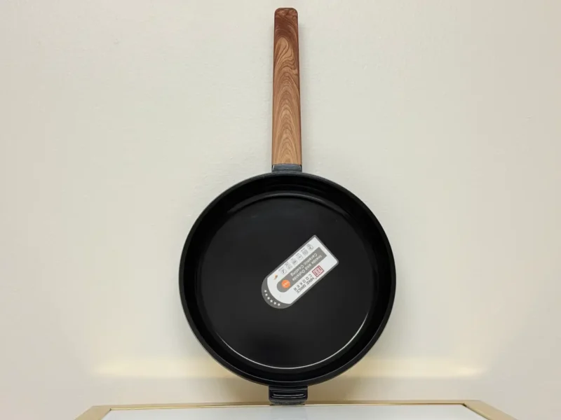 Nonstick Frying Pan with Glass Lid - 9.5in & 11in (Black or White)