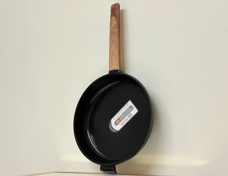 Nonstick Frying Pan with Glass Lid - 9.5in & 11in (Black or White)