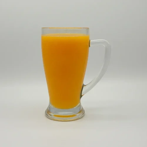 set-of-2-clear-glass-cups-with-comfortable-handles-juice Set of 2 Clear Glass Cups with Comfortable Handles