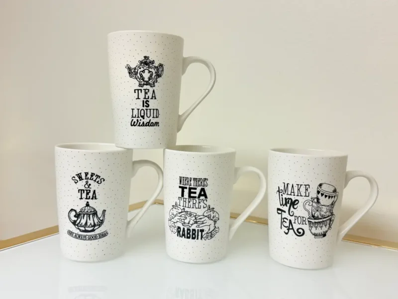 ceramic tea mugs with quotes