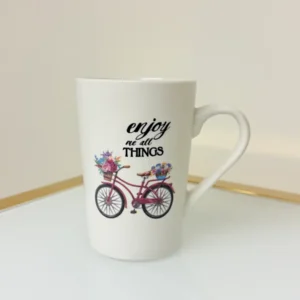 Set of 4 Inspirational Ceramic Coffee and Tea Mugs 12 fl oz