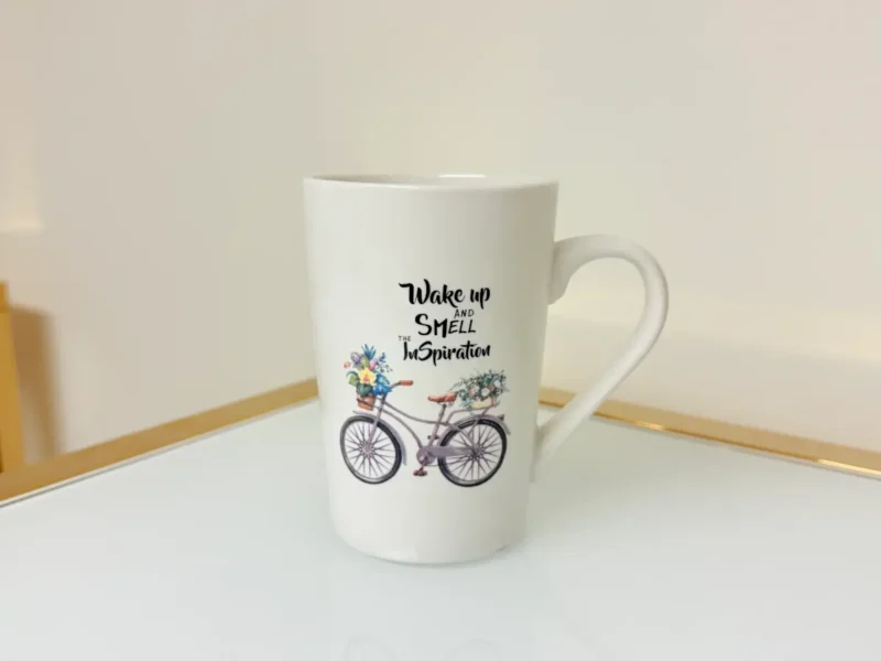 Set of 4 Inspirational Ceramic Coffee and Tea Mugs 12 fl oz