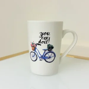 Set of 4 Inspirational Ceramic Coffee and Tea Mugs 12 fl oz