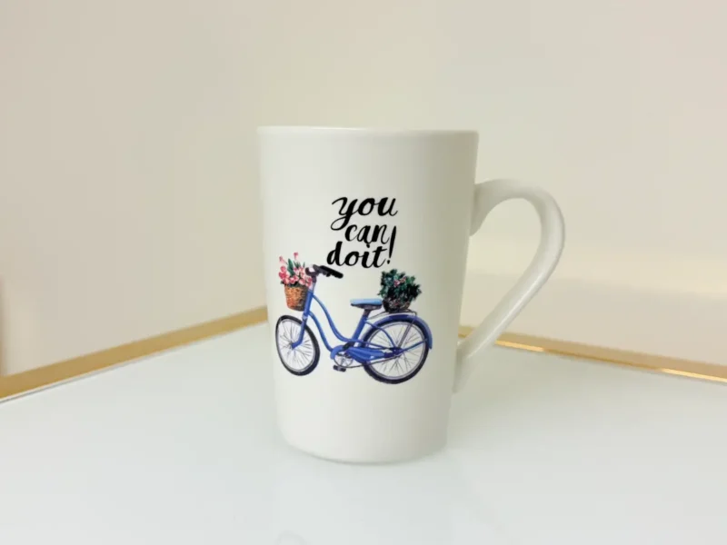Set of 4 Inspirational Ceramic Coffee and Tea Mugs 12 fl oz