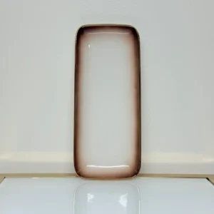 32-Piece Gradient Ceramic Dinnerware Set with Gold Trim - Plates, Bowls, Cups & Serving Plates (Brown or Black)