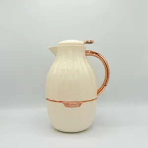 Large Stainless Steel Thermos Vacuum Flask - Cream, Mint Green & Brown | Leak-Proof, Insulated