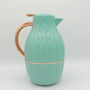 Large Stainless Steel Thermos Vacuum Flask - Cream, Mint Green & Brown | Leak-Proof, Insulated