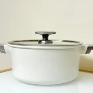 nonstick cooking pot with glass lid