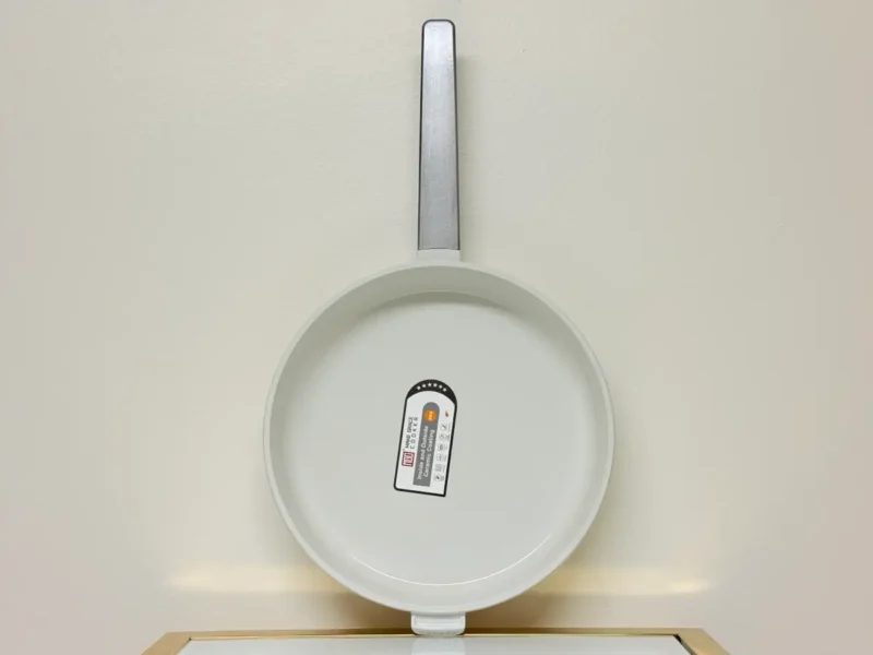 Nonstick Frying Pan with Glass Lid - 9.5in & 11in (Black or White)