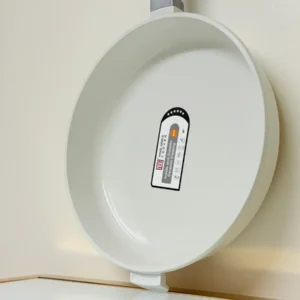 Nonstick Frying Pan with Glass Lid - 9.5in & 11in (Black or White)