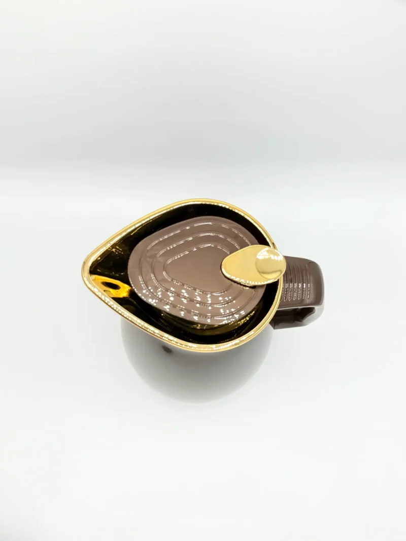 1.6L Glass-Lined Thermal Carafe with Gold Lid - Gradient Red & Brown