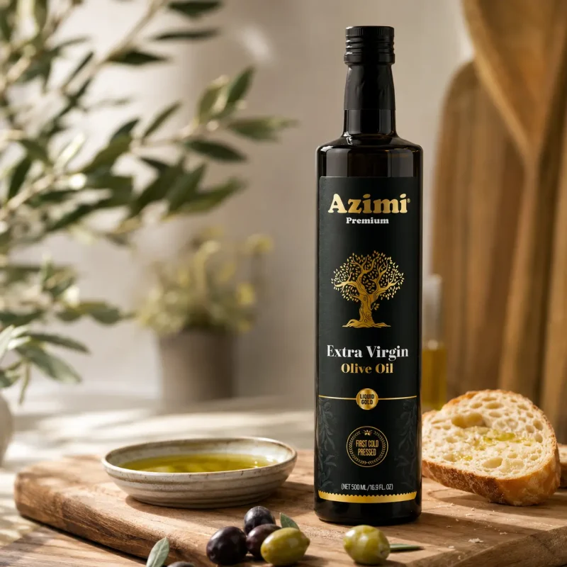 azimi-premium-500ml-extra-virgin-olive-oil-bread-dipping Azimi Premium 500ml extra virgin olive oil served for bread dipping