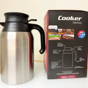 Stainless Steel Vacuum Insulated Thermal Carafe With Handle 67 fl oz