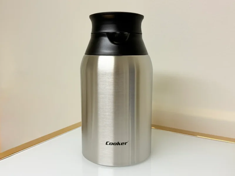 Stainless Steel Vacuum Insulated Thermal Carafe With Handle 67 fl oz