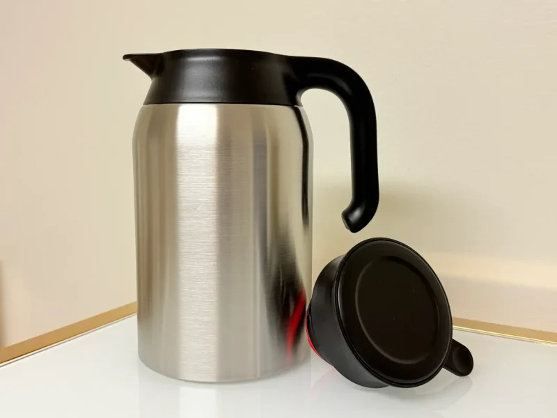 Stainless Steel Vacuum Insulated Thermal Carafe With Handle 67 fl oz