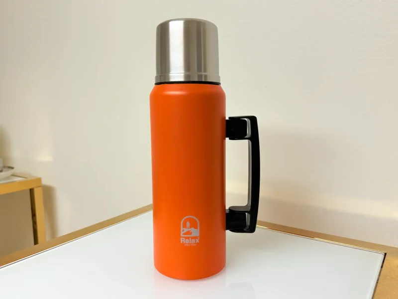 Stainless Steel Vacuum Insulated Thermos Flask With Cup Lid 33 fl oz