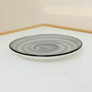 IMG_2848 Set of 6 Ceramic Coffee and Tea Cups With Saucers 6 fl oz