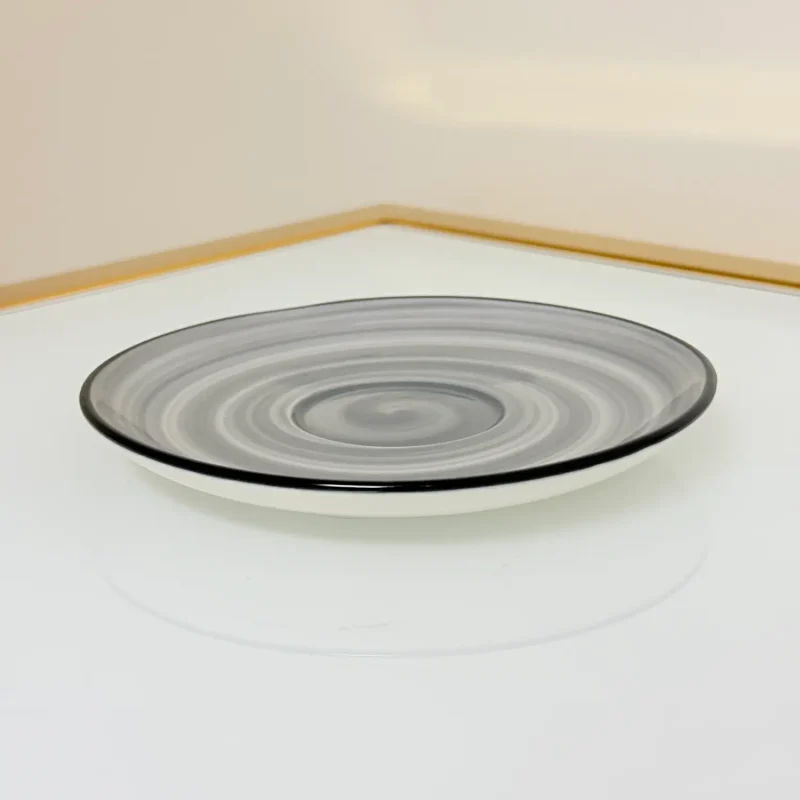 IMG_2848 Set of 6 Ceramic Coffee and Tea Cups With Saucers 6 fl oz