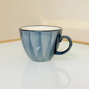 IMG_2859 Set of 6 Ceramic Coffee and Tea Cups With Saucers 6 fl oz