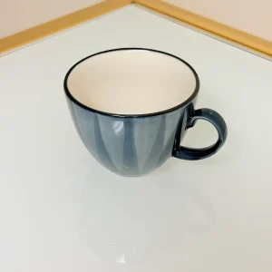 IMG_2860 Set of 6 Ceramic Coffee and Tea Cups With Saucers 6 fl oz