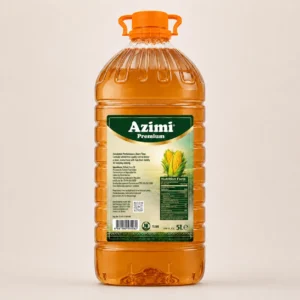 azimi-premium-5l-corn-oil-back-label Azimi 100% Pure Corn Cooking Oil, Cholesterol Free, 5 Liter (169 Fl Oz)