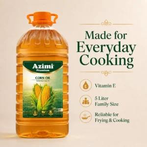 azimi-premium-5l-corn-oil-everyday-cooking Azimi 100% Pure Corn Cooking Oil, Cholesterol Free, 5 Liter (169 Fl Oz)